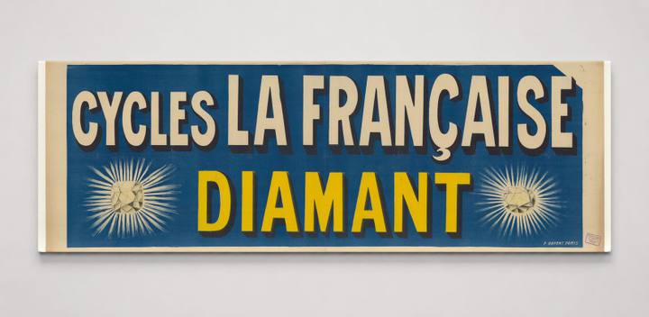 Cycles La Française Diamant - Vintage French Bicycle Advertising Poster
