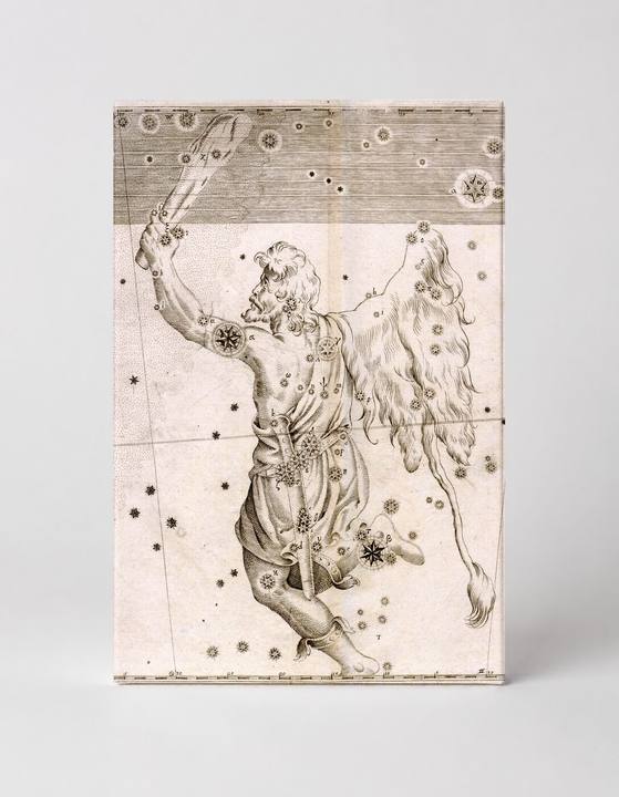 Orion, Plate 28 from Uranometria (1603)