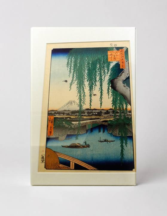 Yatsumi Bridge, from One Hundred Famous Views of Edo (1856)