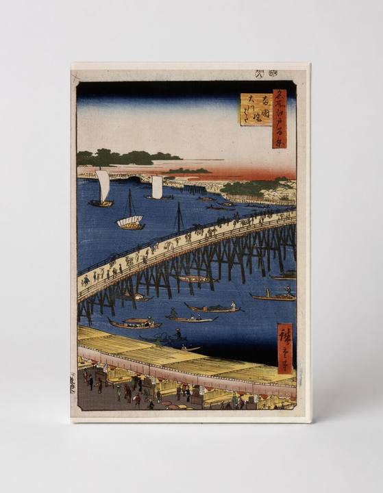 Ryōgoku Bridge and the Great Riverbank (1857)