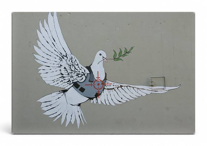 Armored Dove — Street Art Print