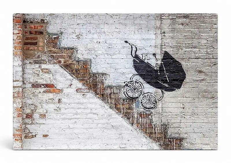 Baby Carriage — Street Art Print