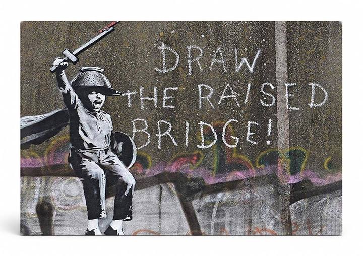 Draw the raised bridge — Street Art Print