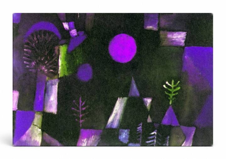 Purple Night Landscape