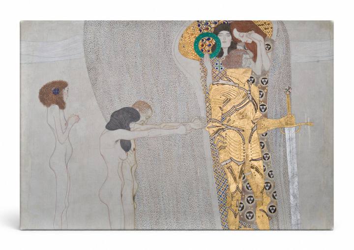 Beethoven Frieze – The Longing for Happiness (The Knight) (1902)