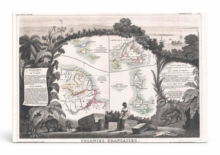 Colonies Françaises en Amérique (1852)