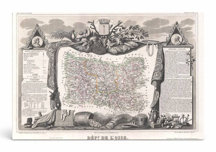 Département de l'Oise, France (1852)
