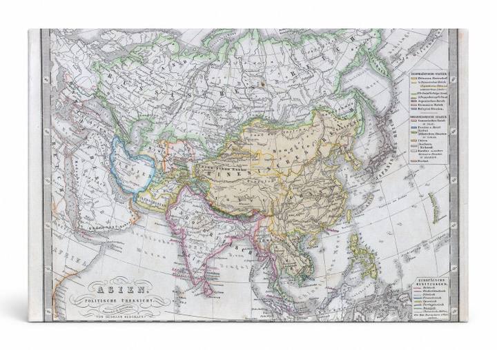 Asien Politische Übersicht (1862)