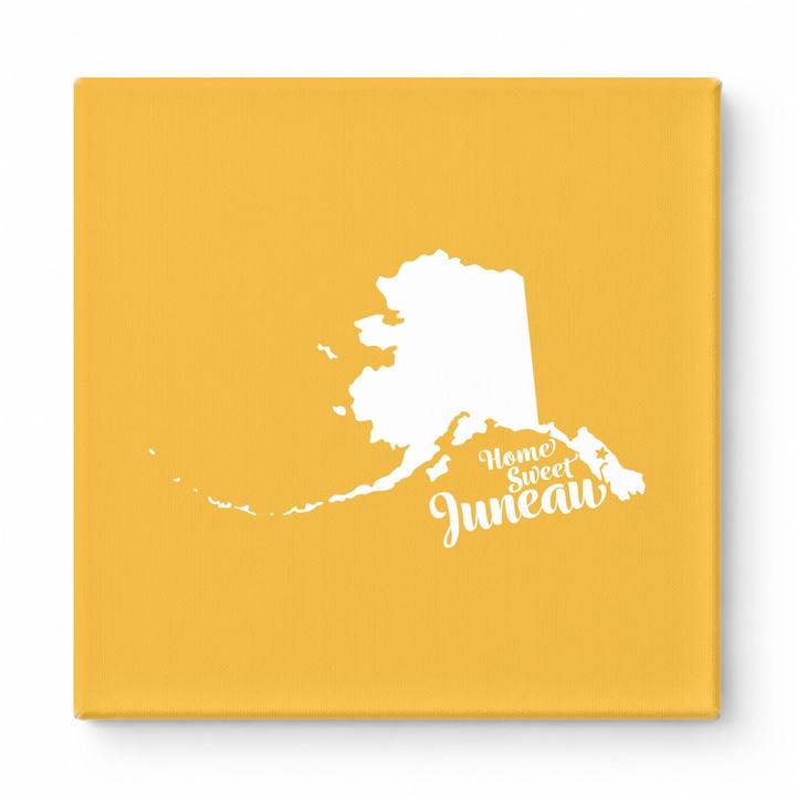 Home Sweet Juneau — Alaska State Silhouette
