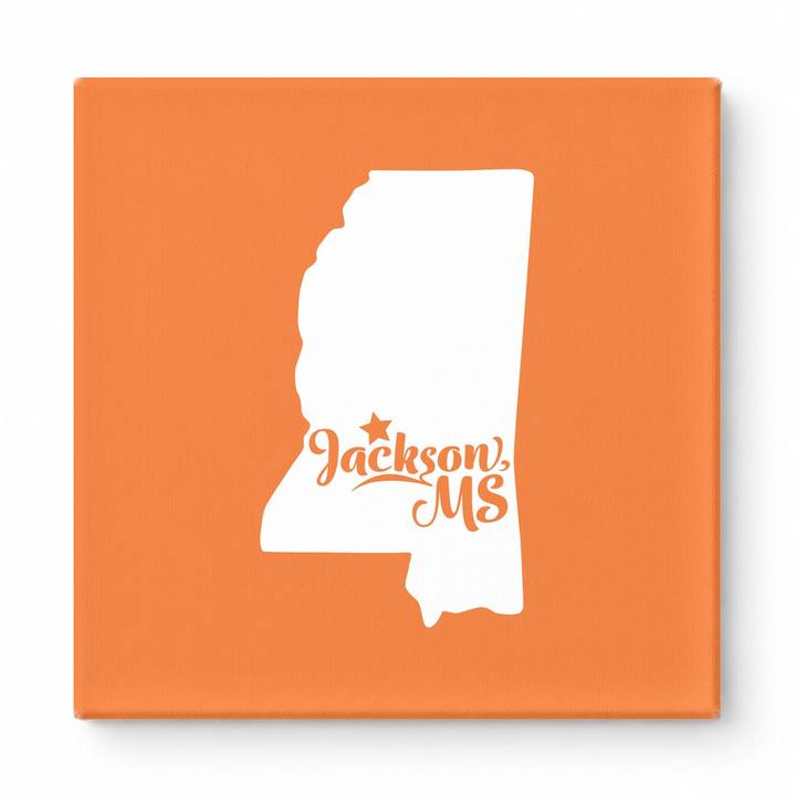 Home Sweet Jackson — Mississippi State Silhouette