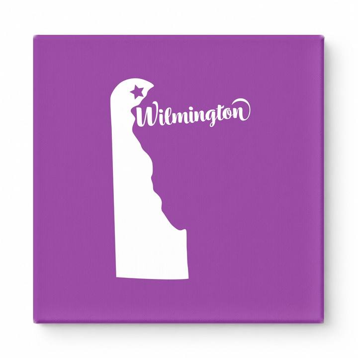 Home Sweet Wilmington — Delaware State Silhouette