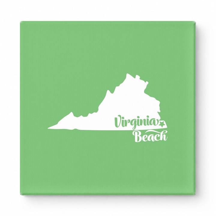 Home Sweet Virginia Beach — Virginia State Silhouette