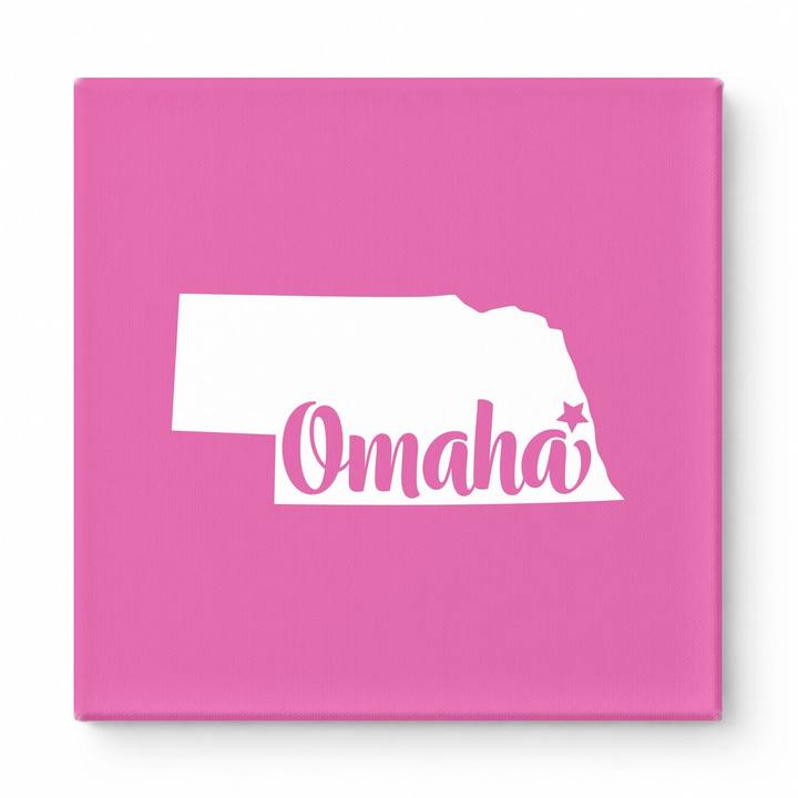Home Sweet Omaha — Nebraska State Silhouette
