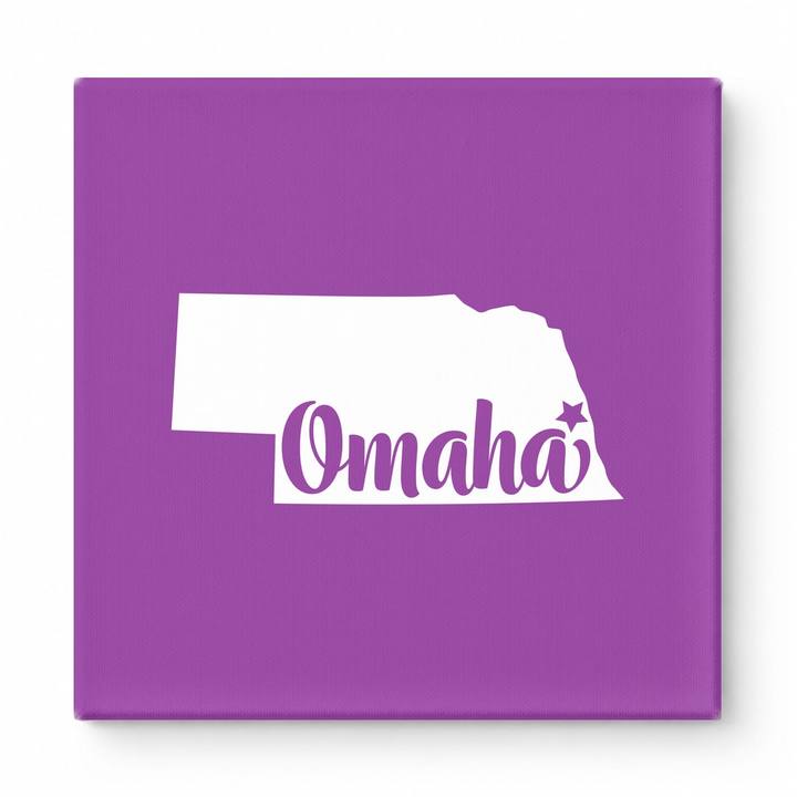 Home Sweet Omaha — Nebraska State Silhouette