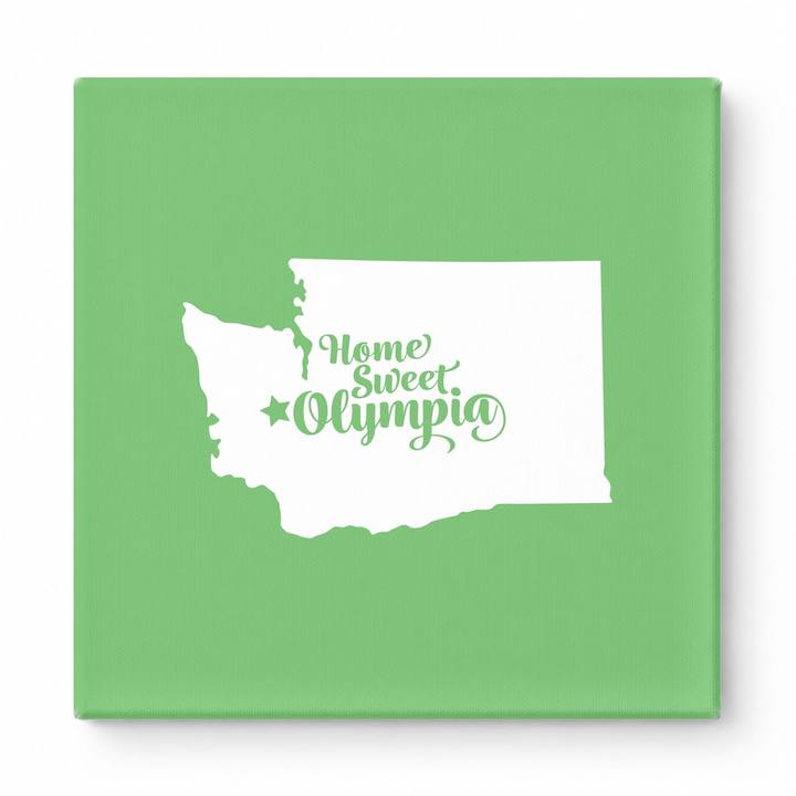 Home Sweet Olympia — Washington State Silhouette