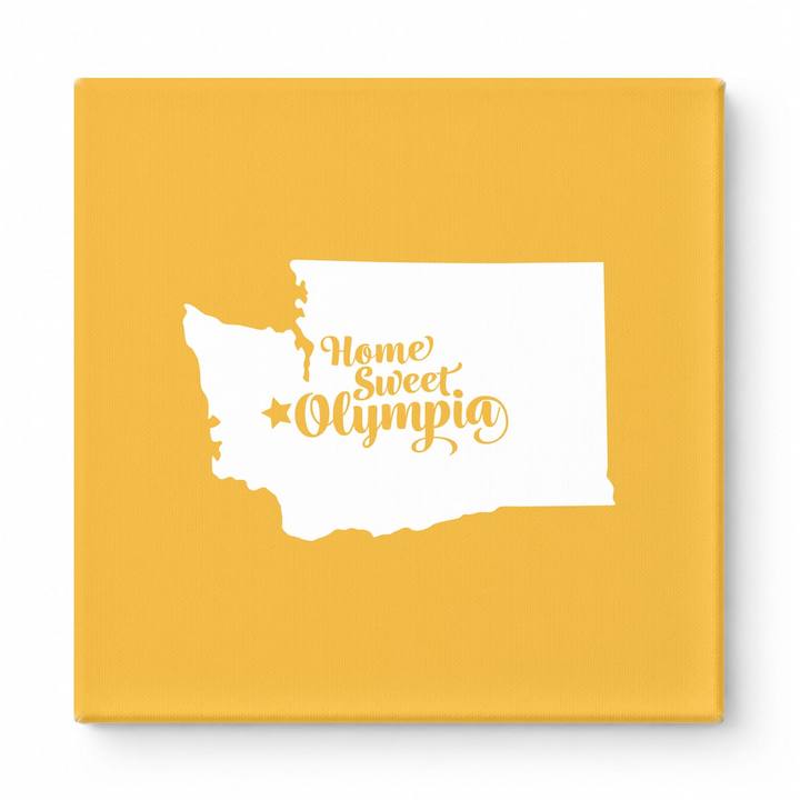 Home Sweet Olympia — Washington State Silhouette