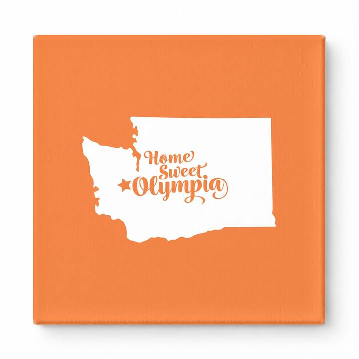Home Sweet Olympia — Washington State Silhouette