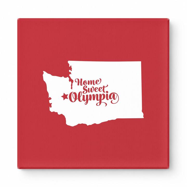 Home Sweet Olympia — Washington State Silhouette