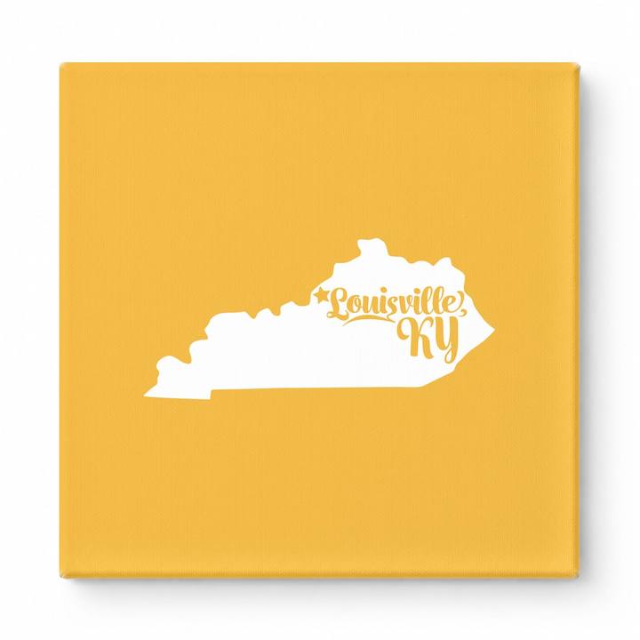 Home Sweet Louisville — Kentucky State Silhouette