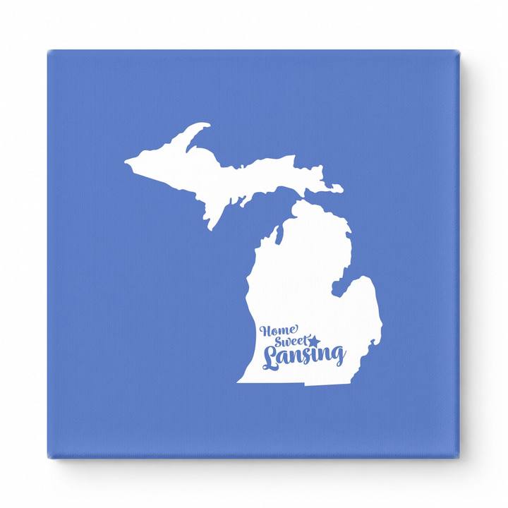 Home Sweet Lansing — Michigan State Silhouette