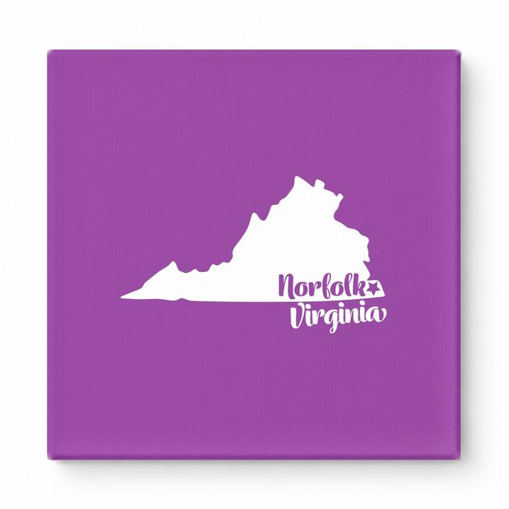 Home Sweet Norfolk — Virginia State Silhouette