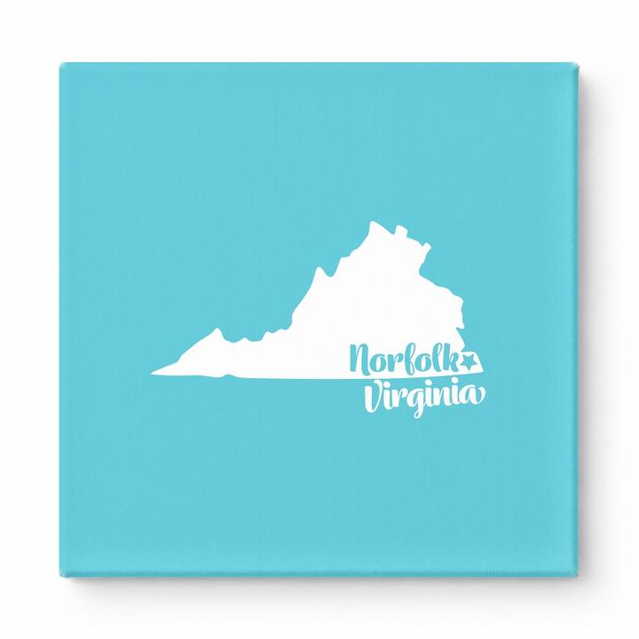 Home Sweet Norfolk — Virginia State Silhouette