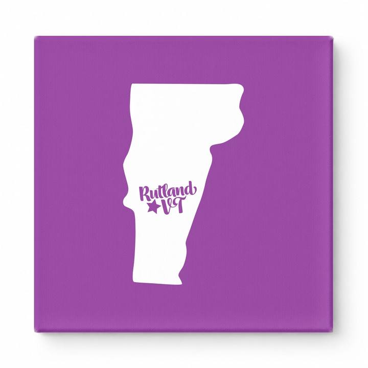 Home Sweet Rutland — Vermont State Silhouette