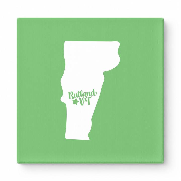 Home Sweet Rutland — Vermont State Silhouette