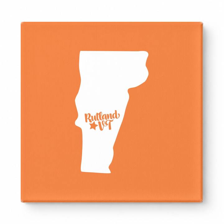 Home Sweet Rutland — Vermont State Silhouette
