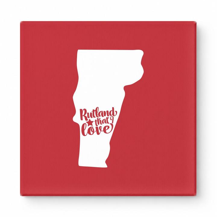 Home Sweet Rutland — Vermont State Silhouette
