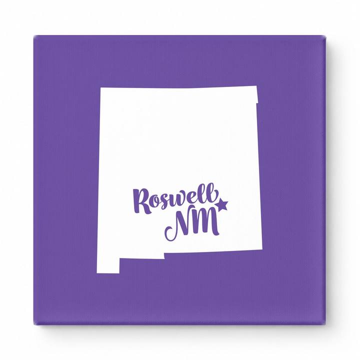 Home Sweet Roswell — New Mexico State Silhouette