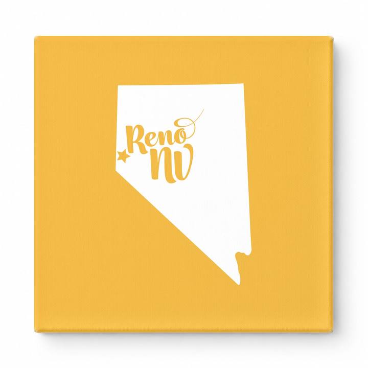 Home Sweet Reno — Nevada State Silhouette