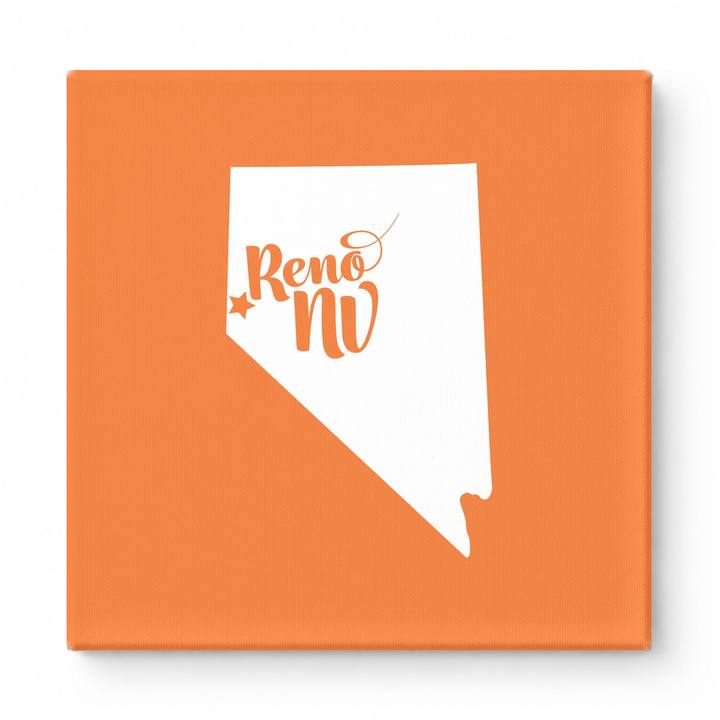 Home Sweet Reno — Nevada State Silhouette