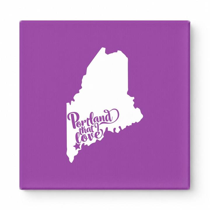 Home Sweet Portland — Maine State Silhouette
