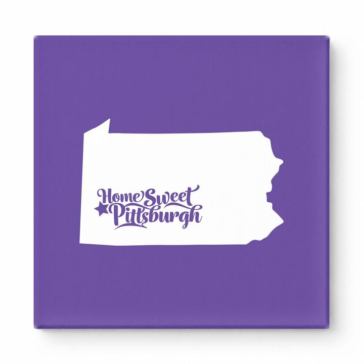 Home Sweet Pittsburgh — Pennsylvania State Silhouette