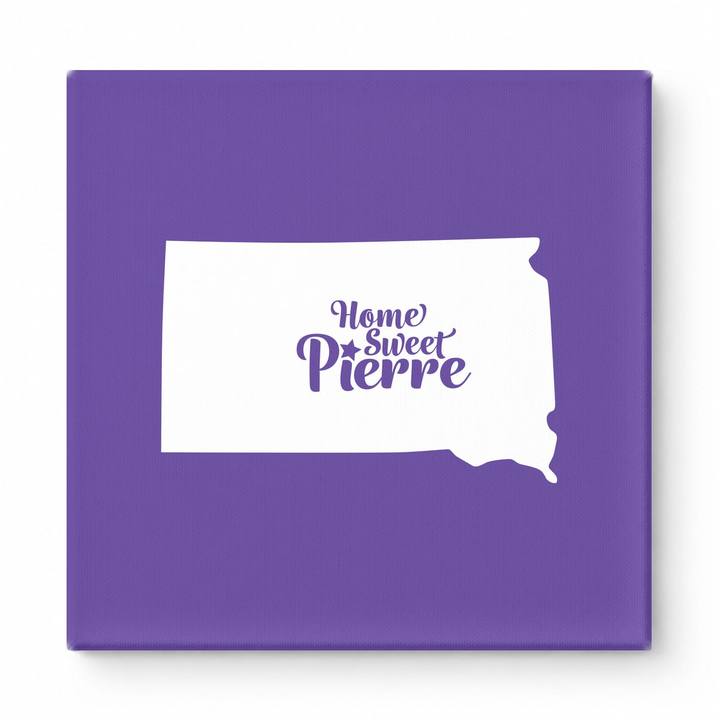 Home Sweet Pierre — South Dakota State Silhouette