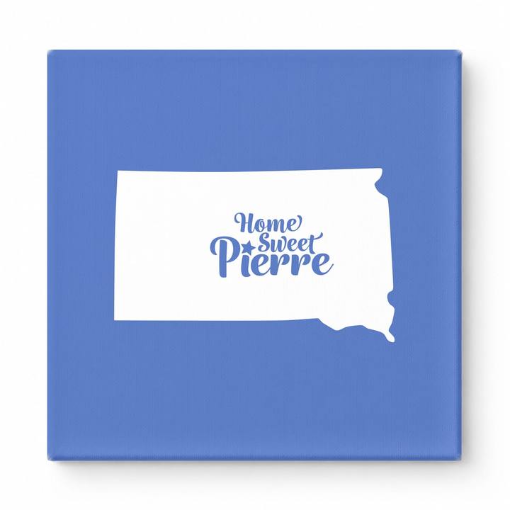 Home Sweet Pierre — South Dakota State Silhouette