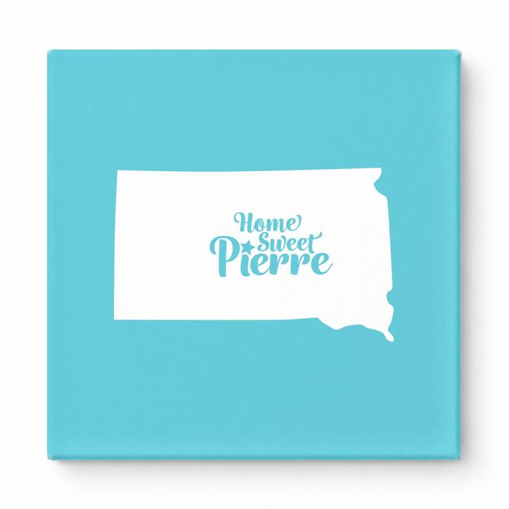 Home Sweet Pierre — South Dakota State Silhouette
