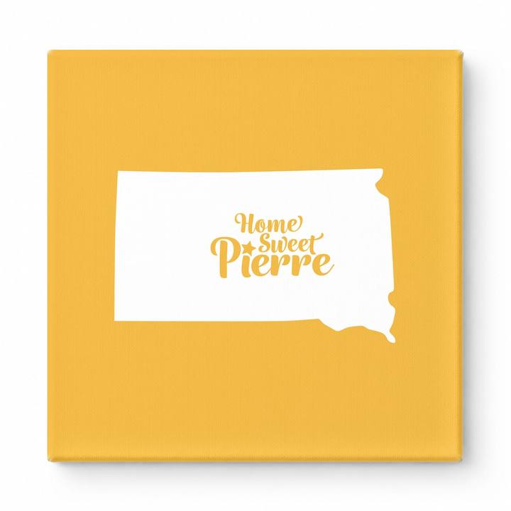 Home Sweet Pierre — South Dakota State Silhouette