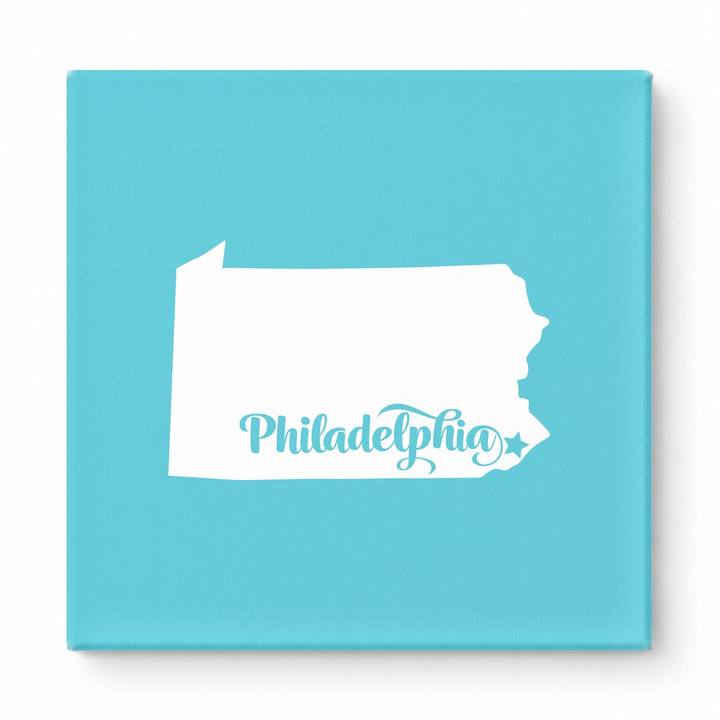 Home Sweet Philadelphia — Pennsylvania State Silhouette