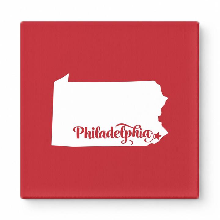 Home Sweet Philadelphia — Pennsylvania State Silhouette