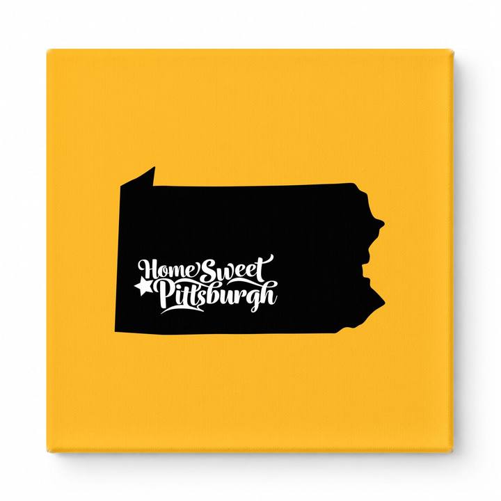 Home Sweet Pittsburgh — Pennsylvania State Silhouette