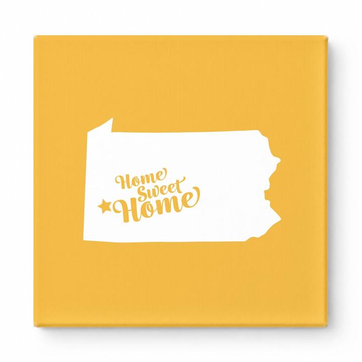 Home Sweet Pittsburgh — Pennsylvania State Silhouette