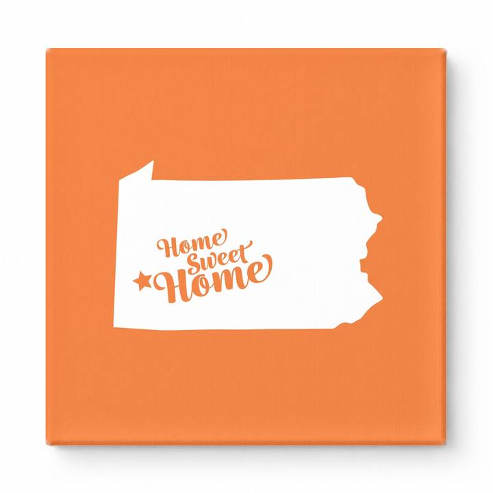 Home Sweet Pittsburgh — Pennsylvania State Silhouette