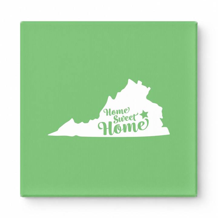 Home Sweet Virginia Beach — Virginia State Silhouette