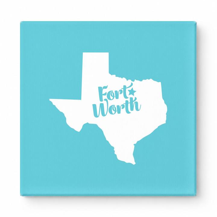 Home Sweet Fort Worth — Texas State Silhouette