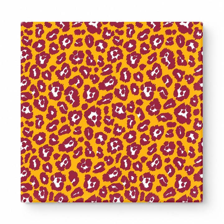 Gold & Burgundy Leopard — National Football Teams