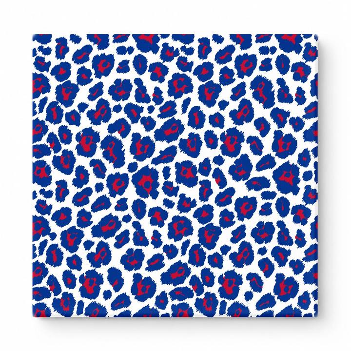 Navy & Red Leopard — National Football Teams