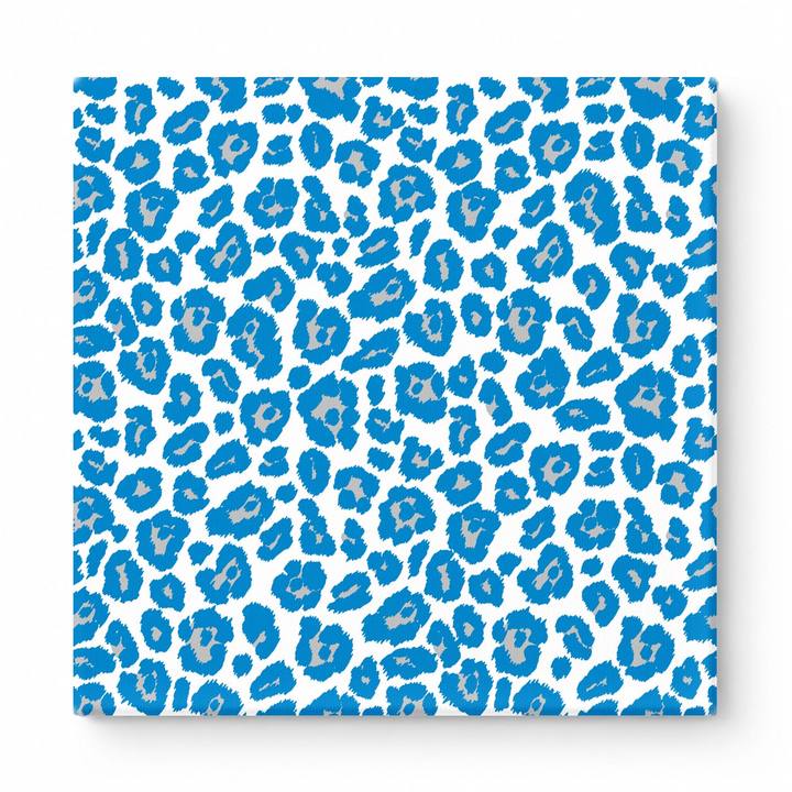 Royal Blue & White Leopard — National Football Teams