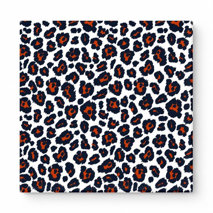 Navy & Orange Leopard — National Football Teams